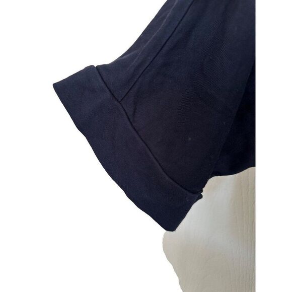 Ted Baker Womens Navy Blue IIsobel Drape Jersey T-Shirt Sz 3 - Picture 4 of 15